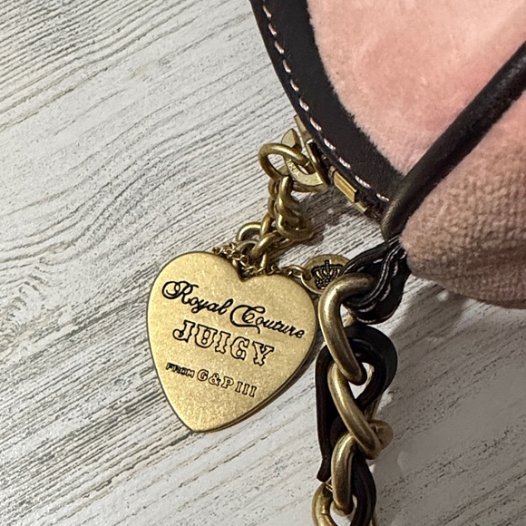 Vintage Juicy Couture Pink Suede Barrel Shoulder bag - Picture 16 of 16